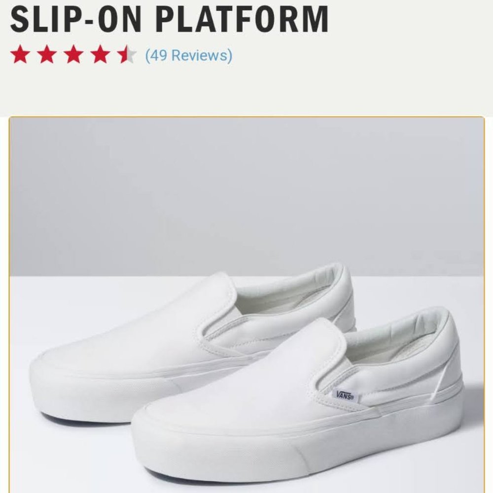 VANS Slip On platform